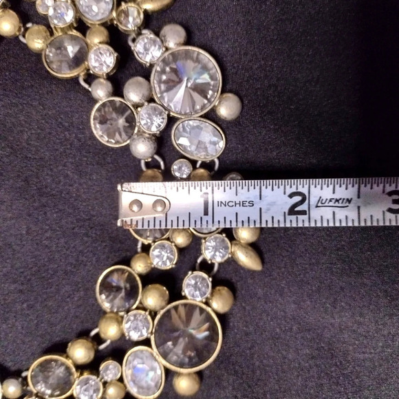 Chunky Rhinestone Statement necklace - Picture 9 of 12